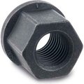 J.W. Winco Flange Nut, M10, Steel, Class 10, Blackened, 16 mm Hex Wd 6331-M10